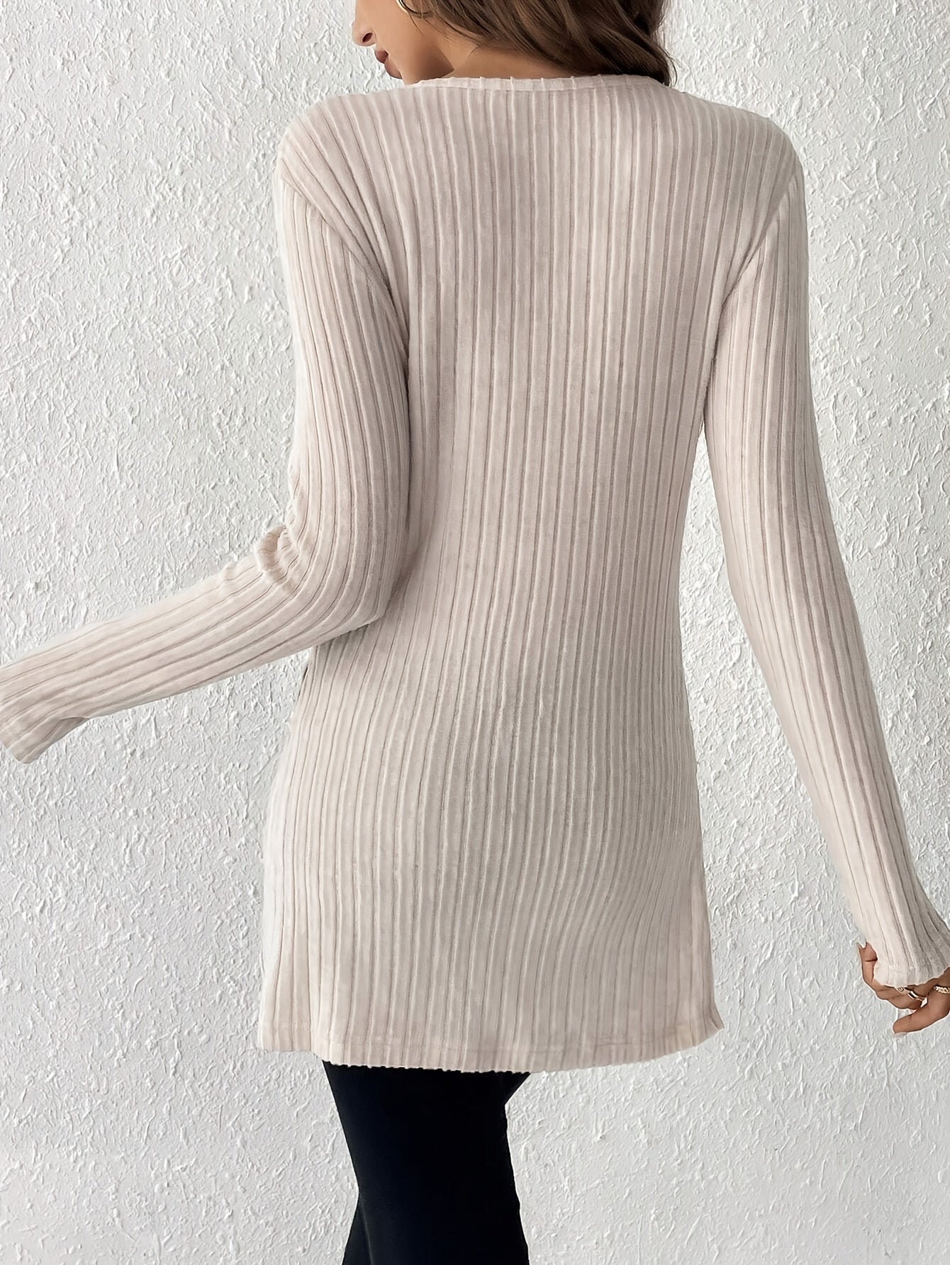 Camiseta Elegante e Versátil de Malha para Mulheres