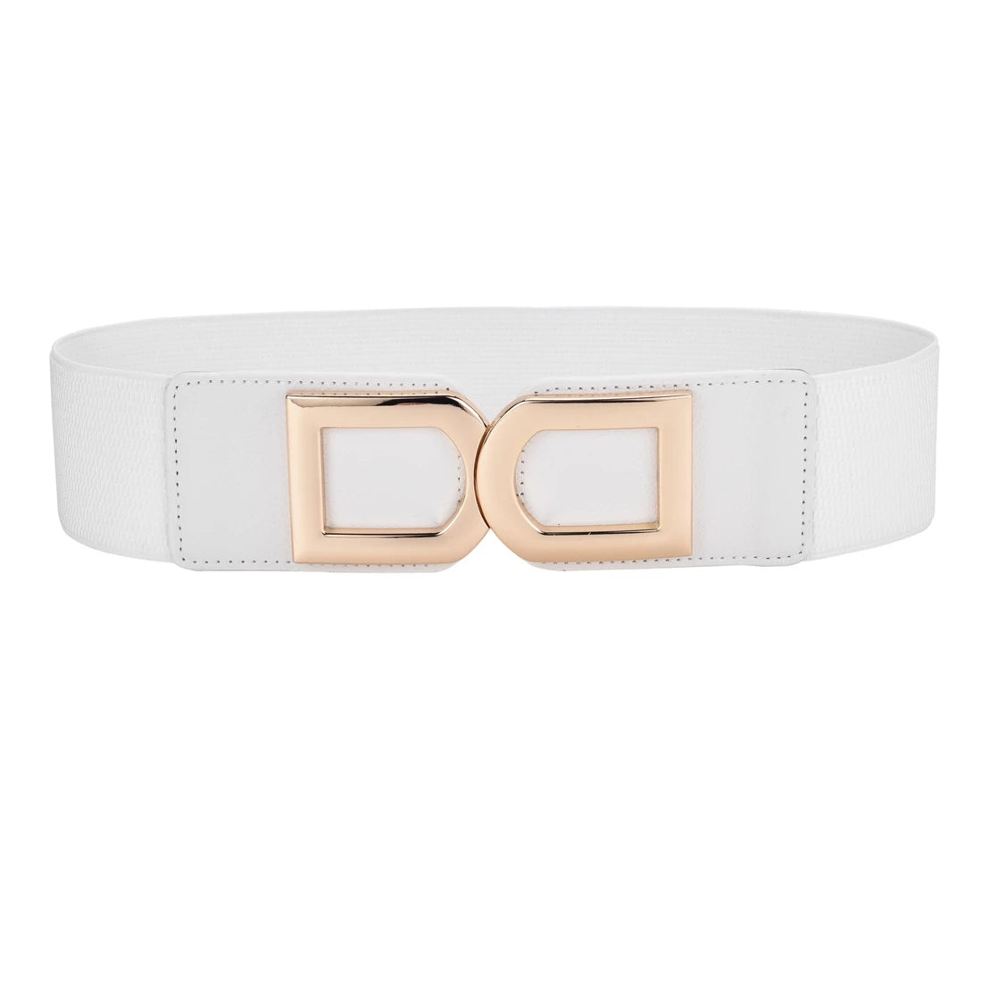 Elegant Wide Elastic Waist Belt for Women