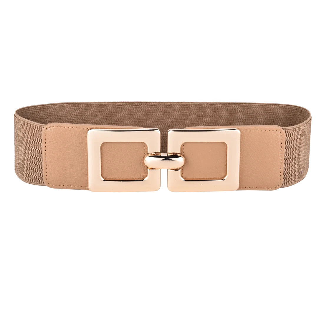 Elegant Wide Elastic Waist Belt for Women