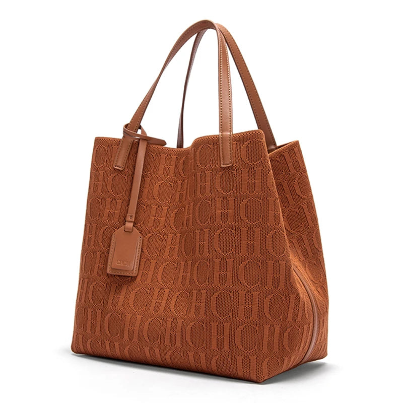 Elegant Black Mesh Tote Bag - Spacious & Stylish