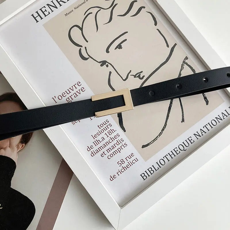 Elegant Slim Waist Belt for Versatile Women's Fashion
