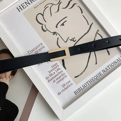 Elegant Slim Waist Belt for Versatile Women's Fashion