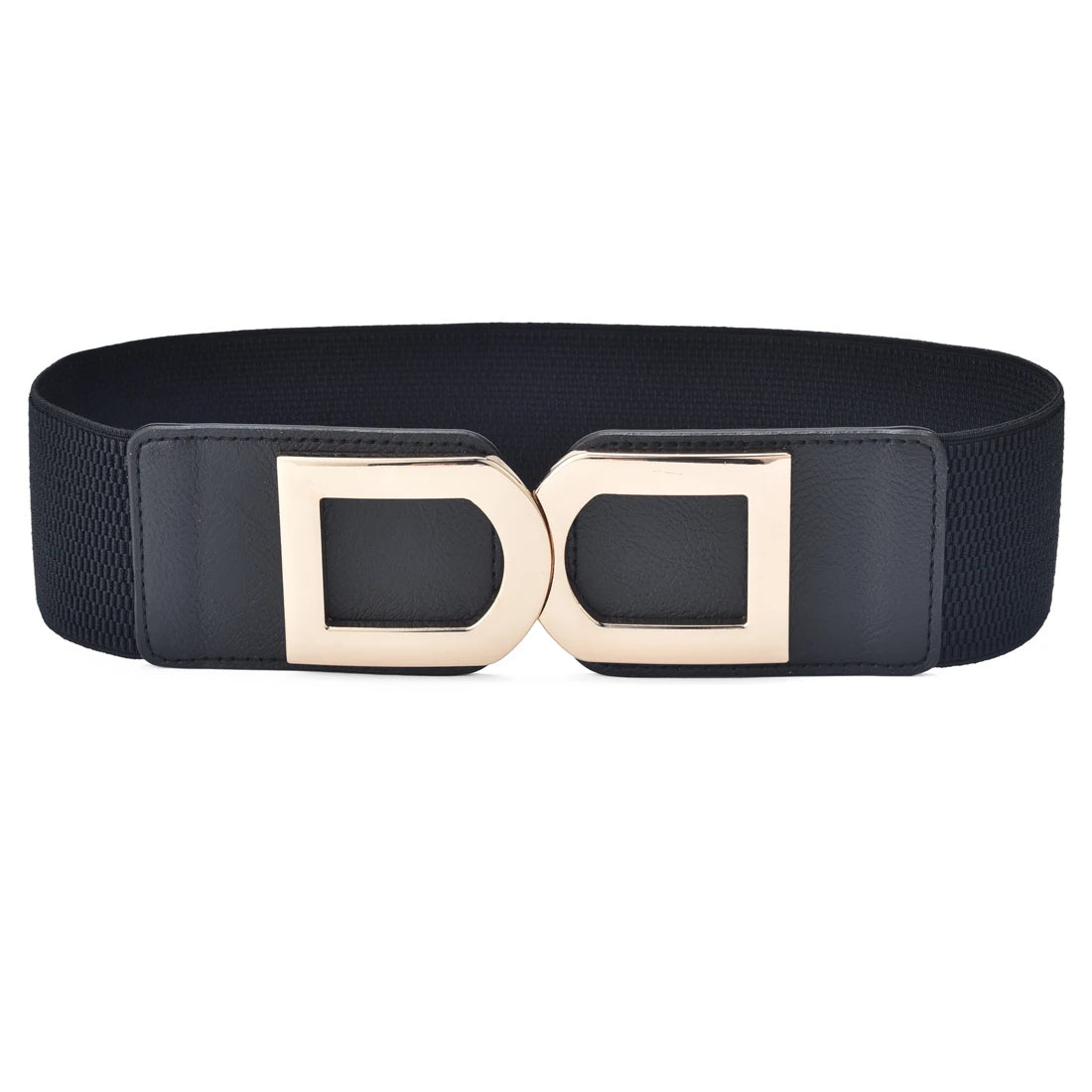 Elegant Wide Elastic Waist Belt for Women