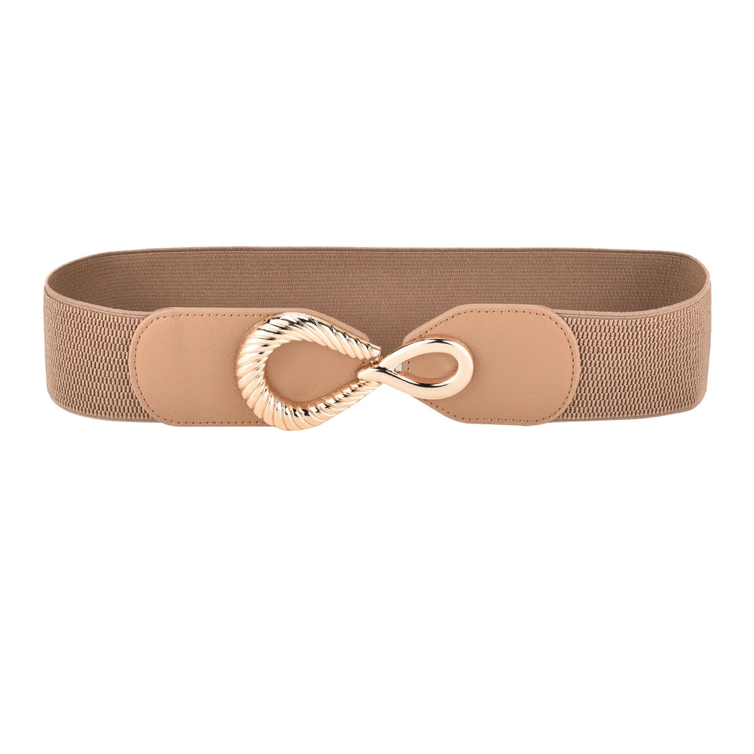 Elegant Wide Elastic Waist Belt for Women
