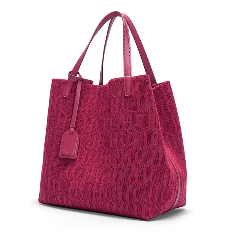 Elegant Black Mesh Tote Bag - Spacious & Stylish