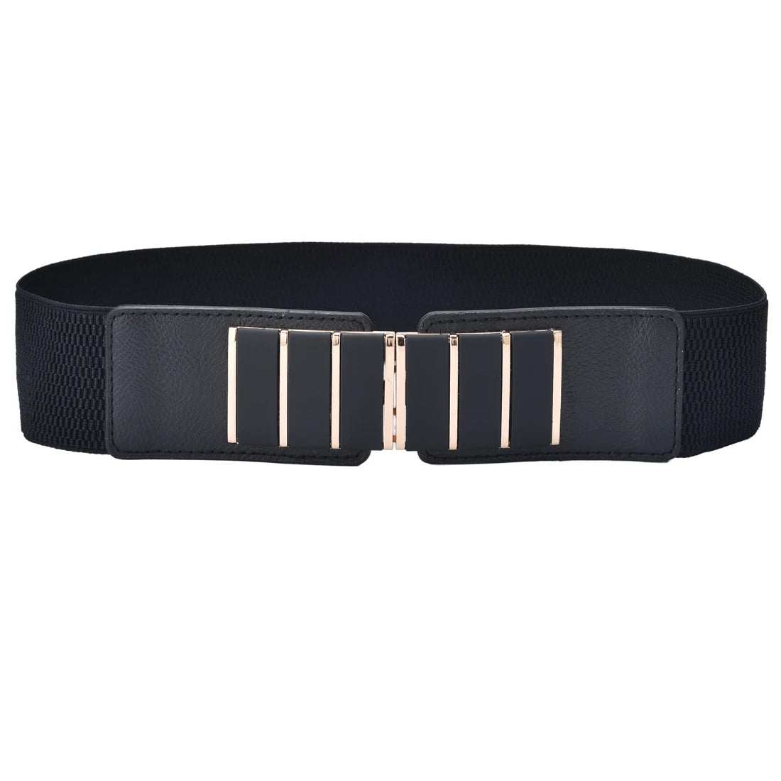 Elegant Wide Elastic Waist Belt for Women