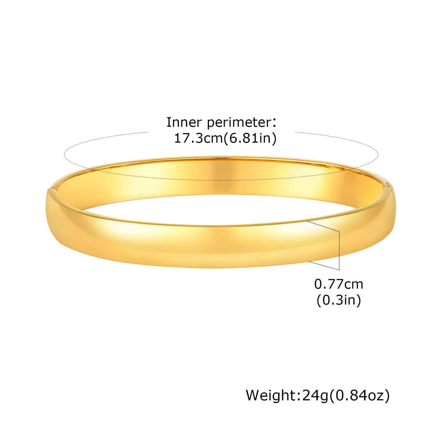 Elegant Gold-Plated Stainless Steel Bracelets for Women