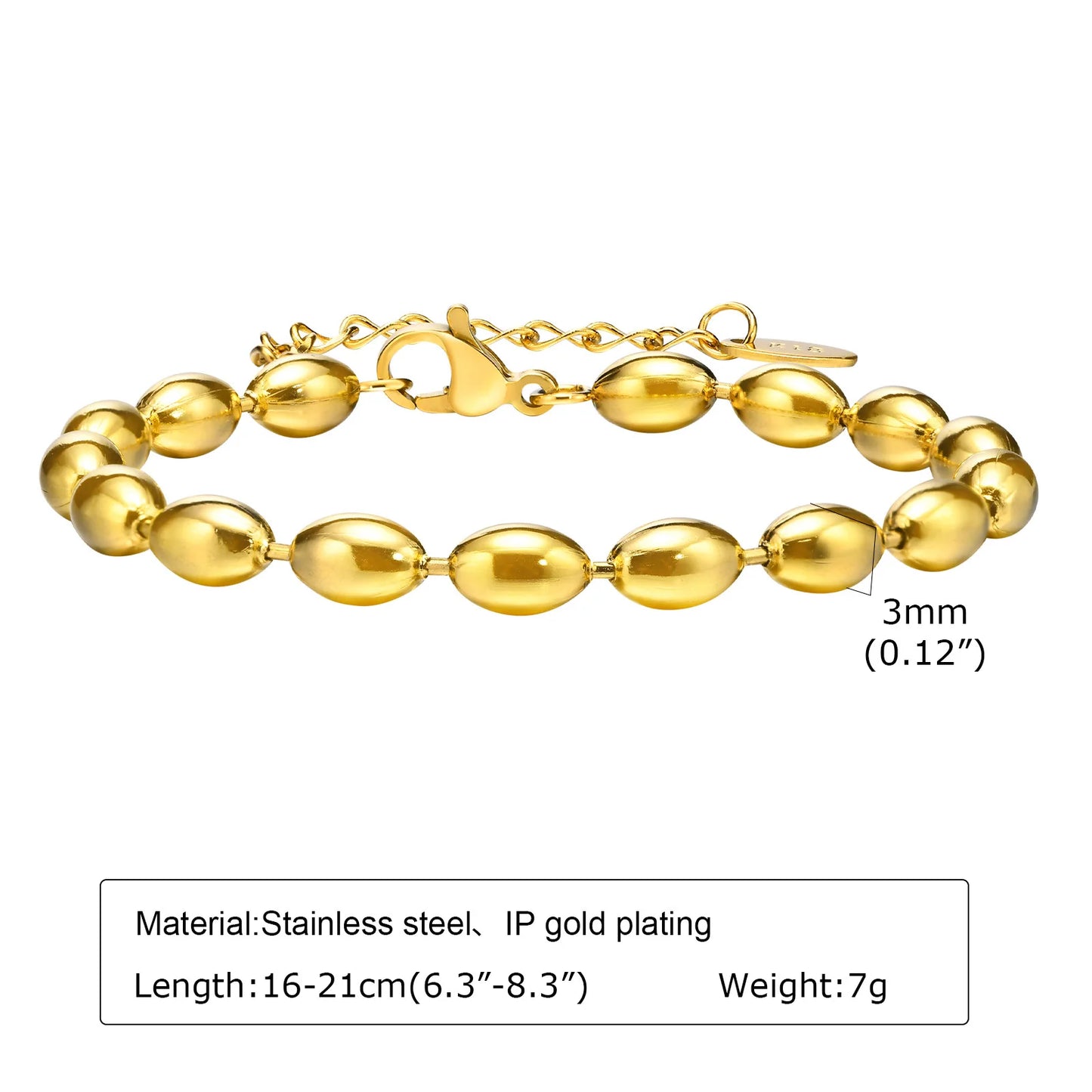 Elegant Gold Cuban Link Bracelet for Women