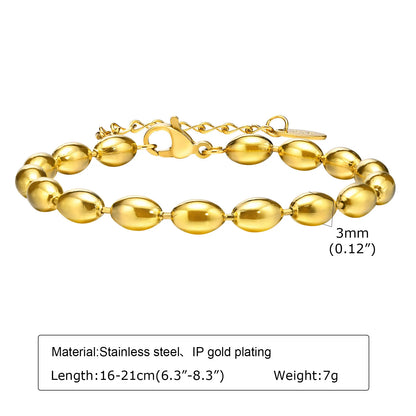 Elegant Gold Cuban Link Bracelet for Women