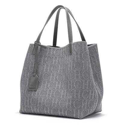 Elegant Black Mesh Tote Bag - Spacious & Stylish
