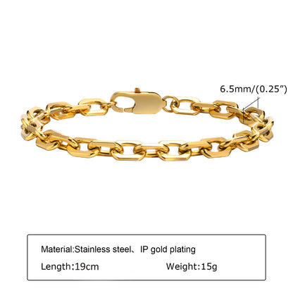 Elegant Gold Cuban Link Bracelet for Women