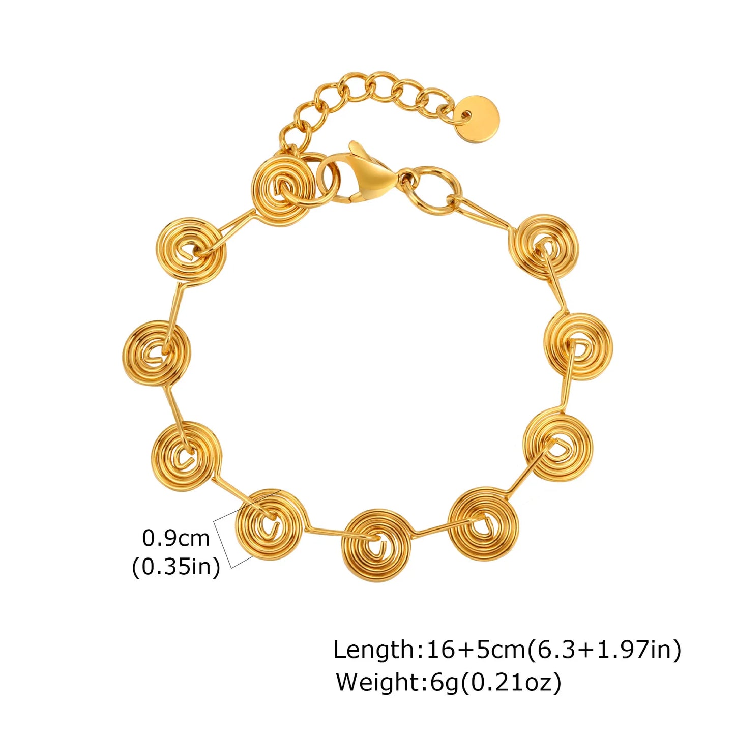 Elegant Gold Cuban Link Bracelet for Women