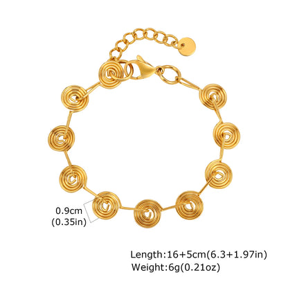 Elegant Gold Cuban Link Bracelet for Women