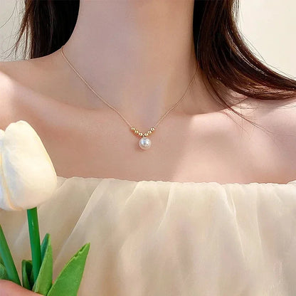 Geometric Heart Pendant Necklace for Women