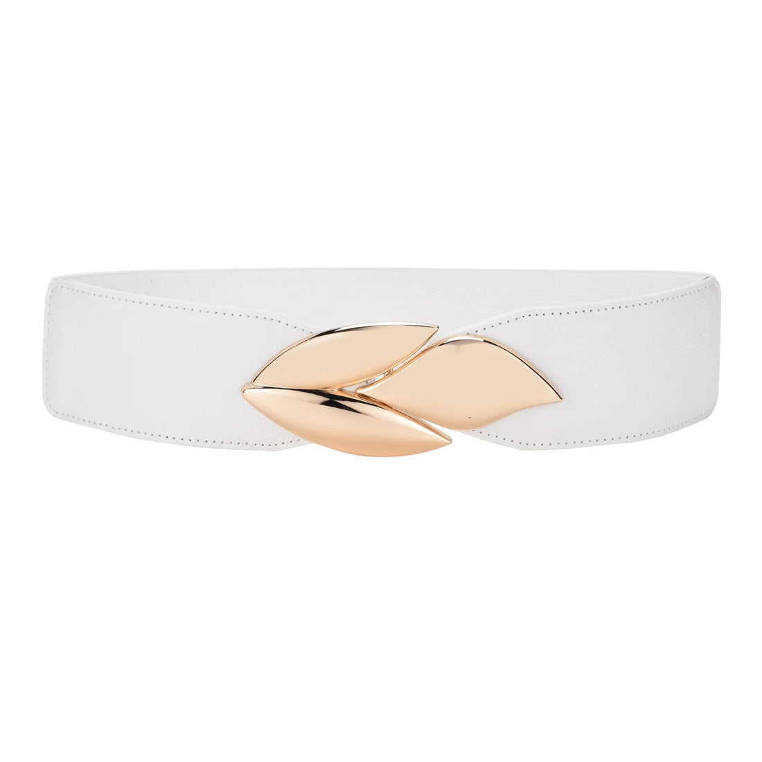 Elegant Wide Elastic Waist Belt for Women