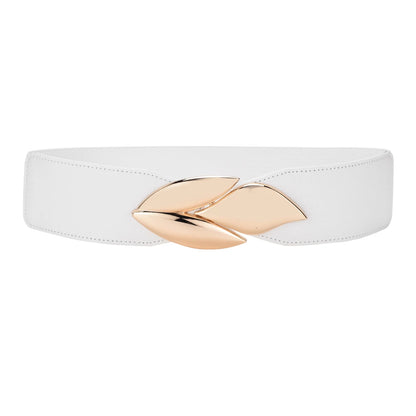 Elegant Wide Elastic Waist Belt for Women