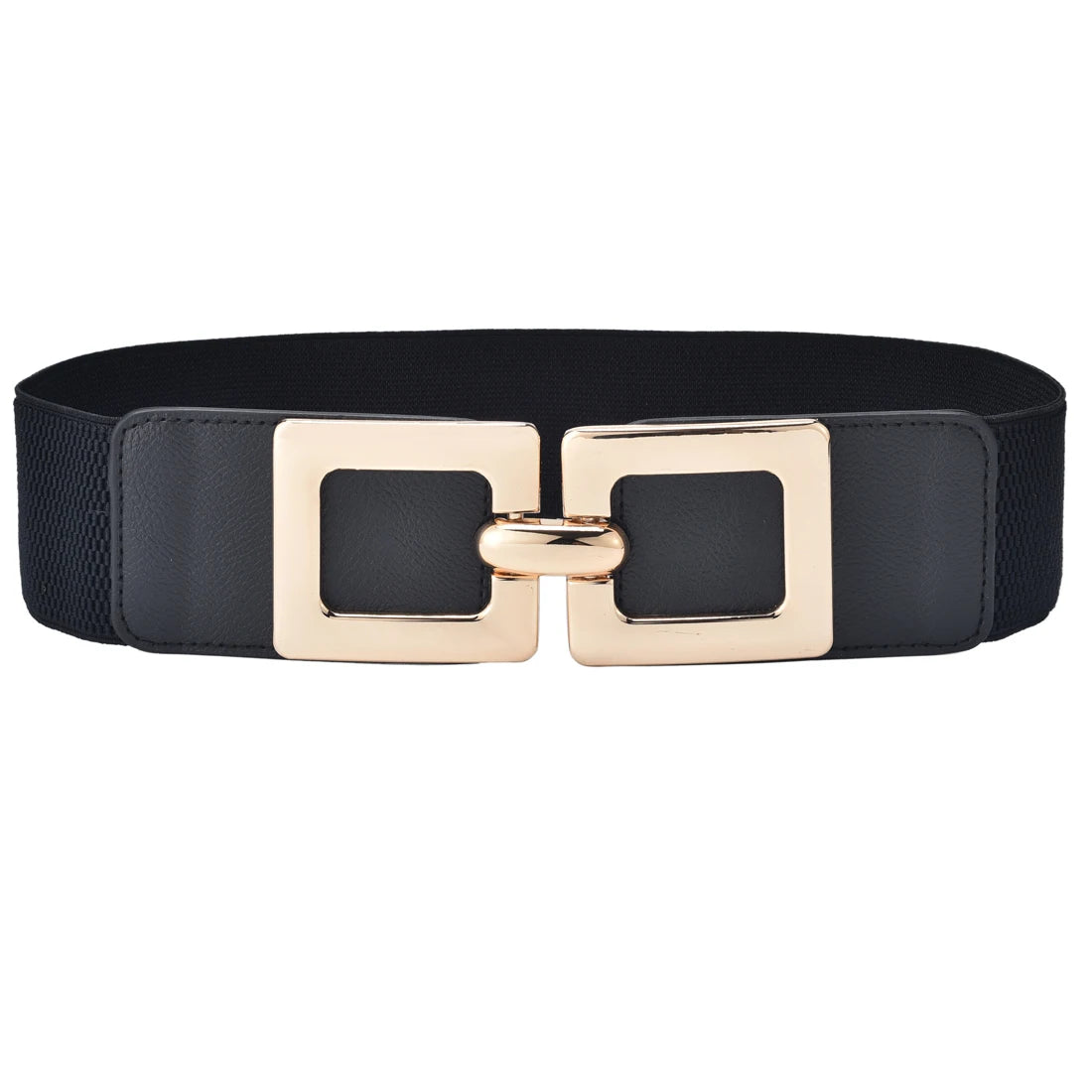 Elegant Wide Elastic Waist Belt for Women