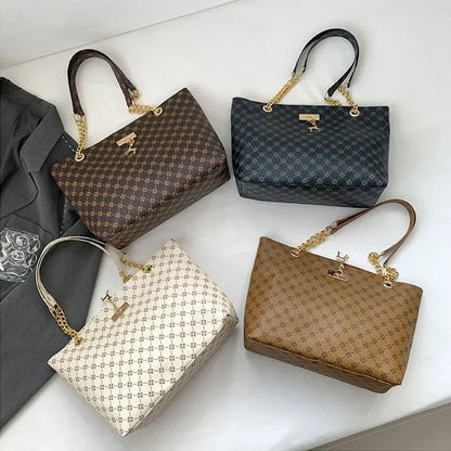 1 pçs moda grande capacidade bolsa textura couro do plutônio tote bolsa feminina com acessórios pendurados bolsa de ombro